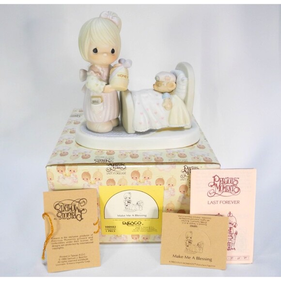 Precious Moments Figurine‎ -Make Me A Blessing- #100102 Collection Porcelain New - Picture 1 of 9